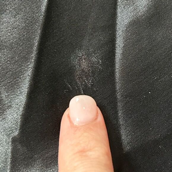 Vintage 90’s Black Satin Strappy Slipdress  by J.B.S. Ltd. size 10 - Picture 5 of 10